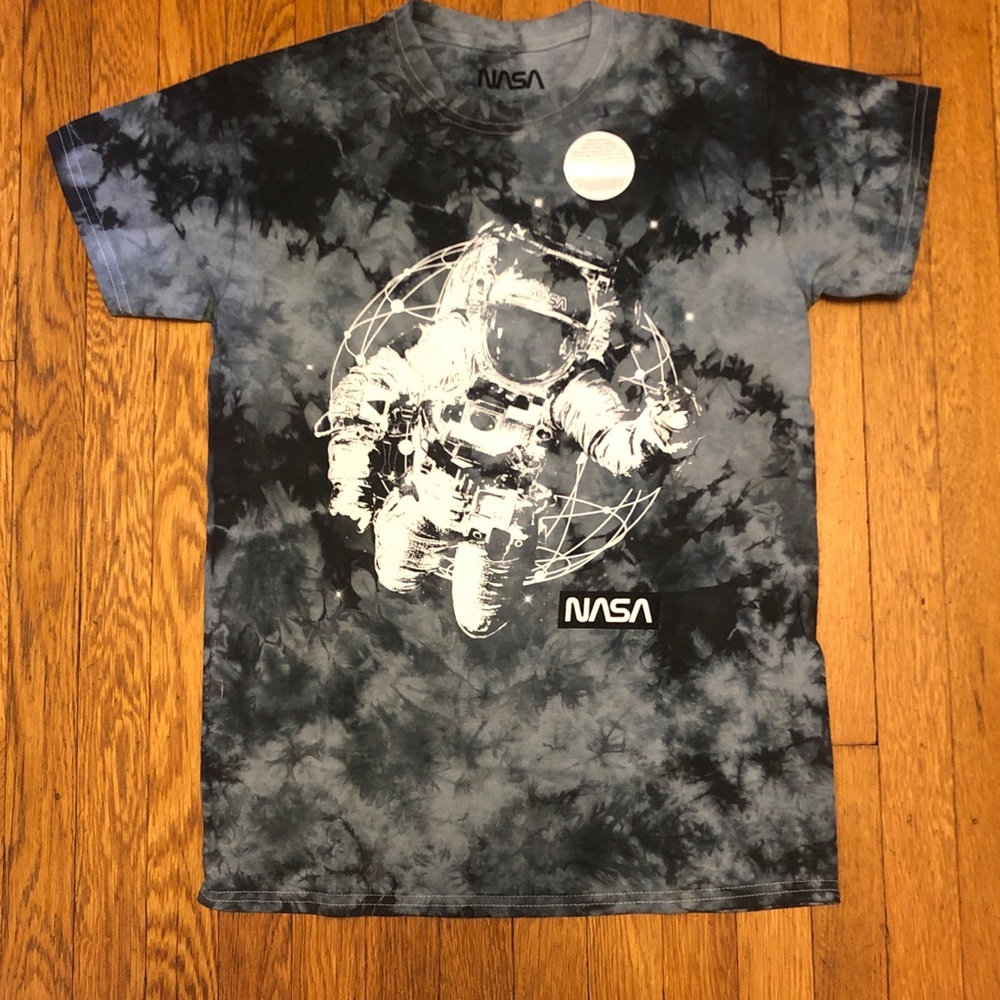 Brand New Tie Dye Astronaut Short Sleeve T Shirt